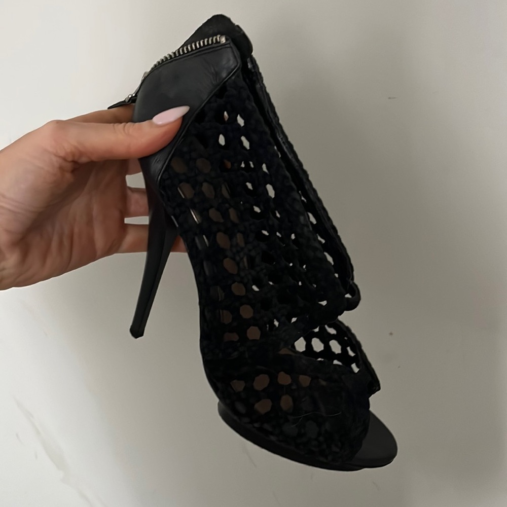 Badgley Mishka Black Bootie